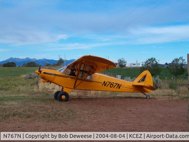 N767N, 1955 Piper PA-18A Super Cub C/N 18-4484, First flight after I got done building it from a data plate from Mexico. Long procell and a lot of new parts but she was finally ready to go to alaska for the rest of the summer. I flew it in Adak late August and all of September. took apart and shipped t