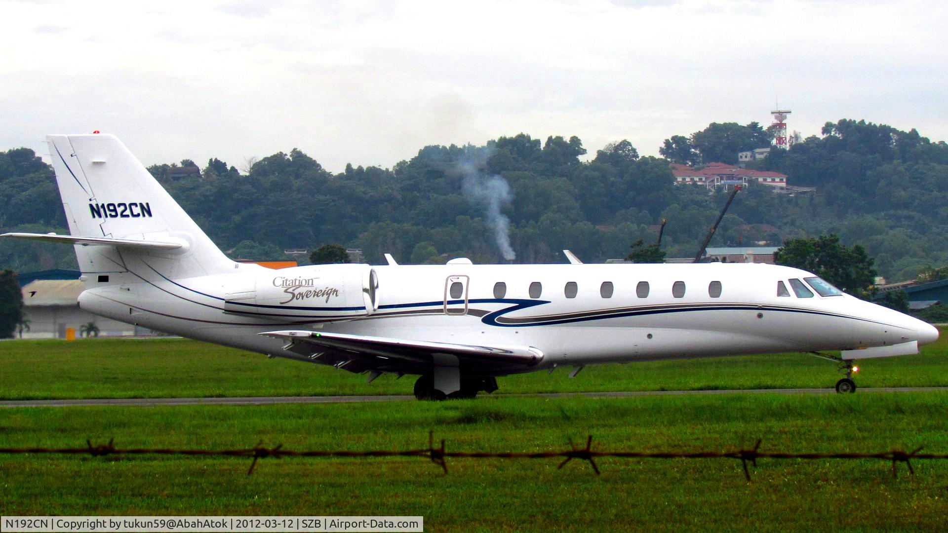 N192CN, 2007 Cessna 680 Citation Sovereign C/N 680-0137, Private Jet