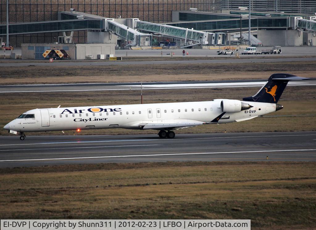 EI-DVP, 2006 Canadair CRJ-900ER (CL-600-2D24) C/N 15116, Backtracking rwy 32L to the Terminal after landing...