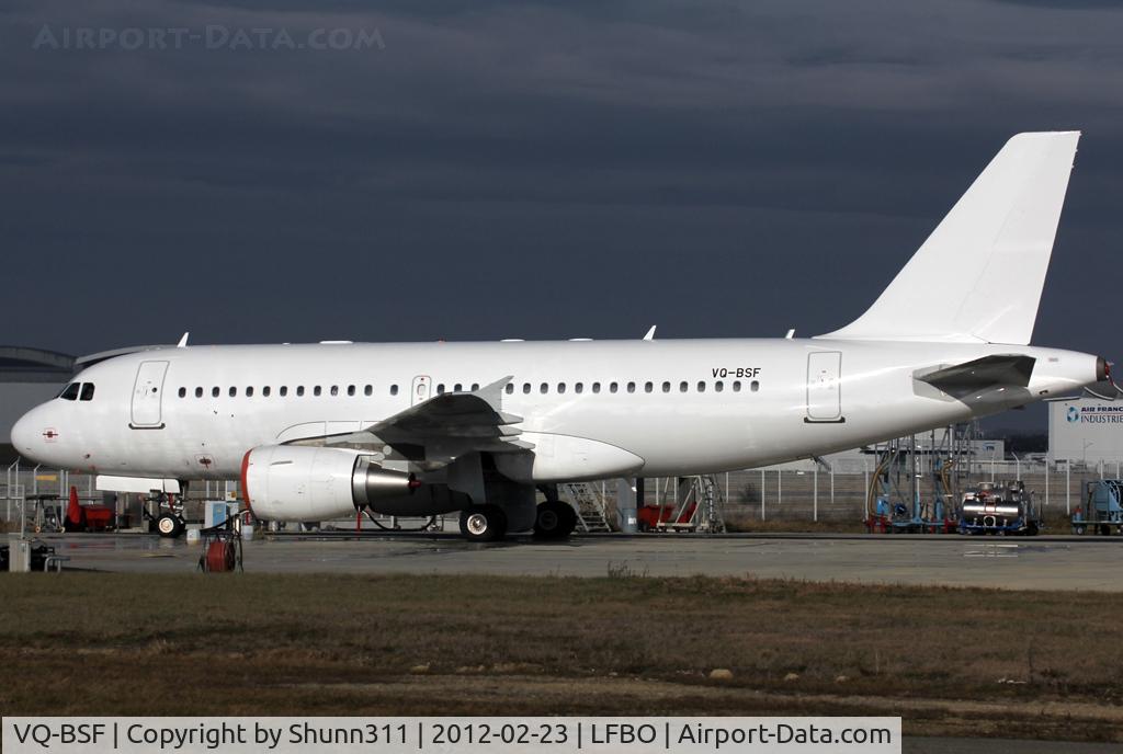 VQ-BSF, 2010 Airbus A319-115CJ C/N 4228, At the cleaning area of Airbus... All white unfortunately...