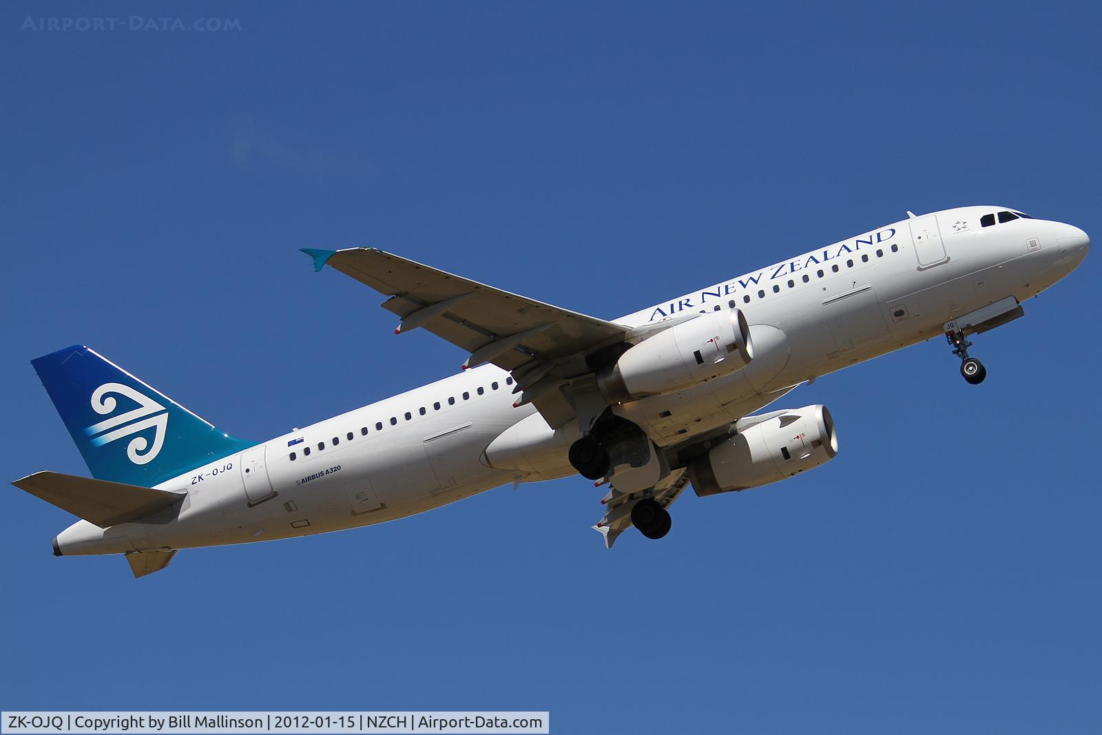 ZK-OJQ, 2011 Airbus A320-232 C/N 4584, away from 29