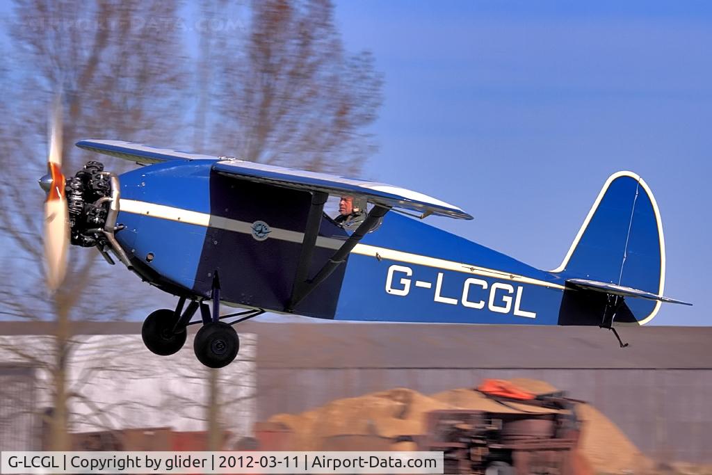 G-LCGL, 1993 Comper CLA7 Swift Replica C/N PFA 103-11089, First time I have seen it airborne.....Cliff at the helm!