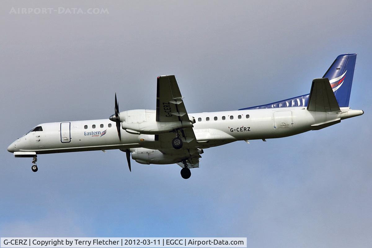 G-CERZ, 1997 Saab 2000 C/N 2000-042, Eastern's Saab 2000, c/n: 2000-042