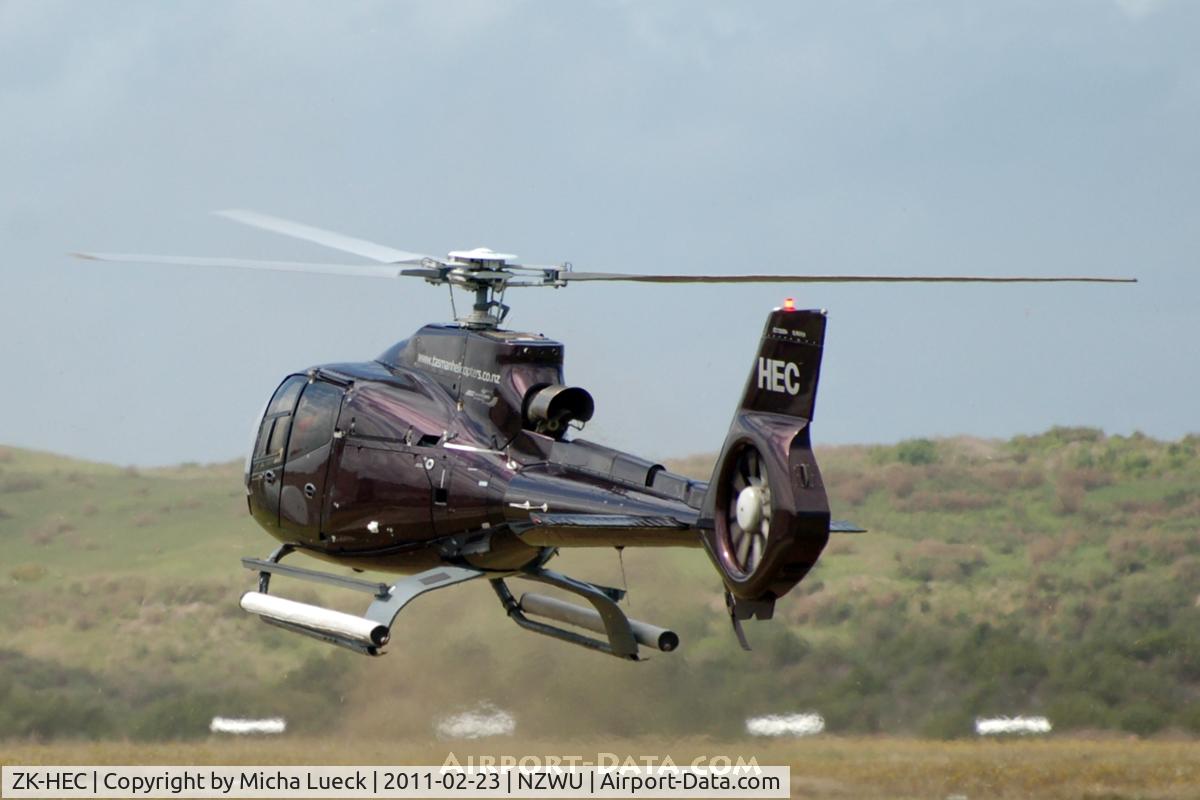 ZK-HEC, Eurocopter EC-130B-4 (AS-350B-4) C/N 3721, At Wanganui