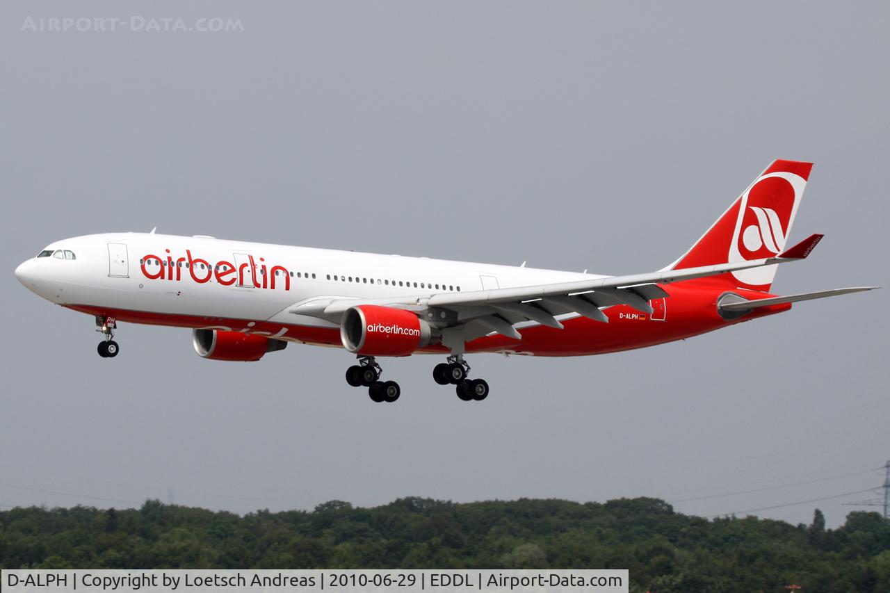 D-ALPH, 2006 Airbus A330-223 C/N 739, Long Range Air Berlin former LTU