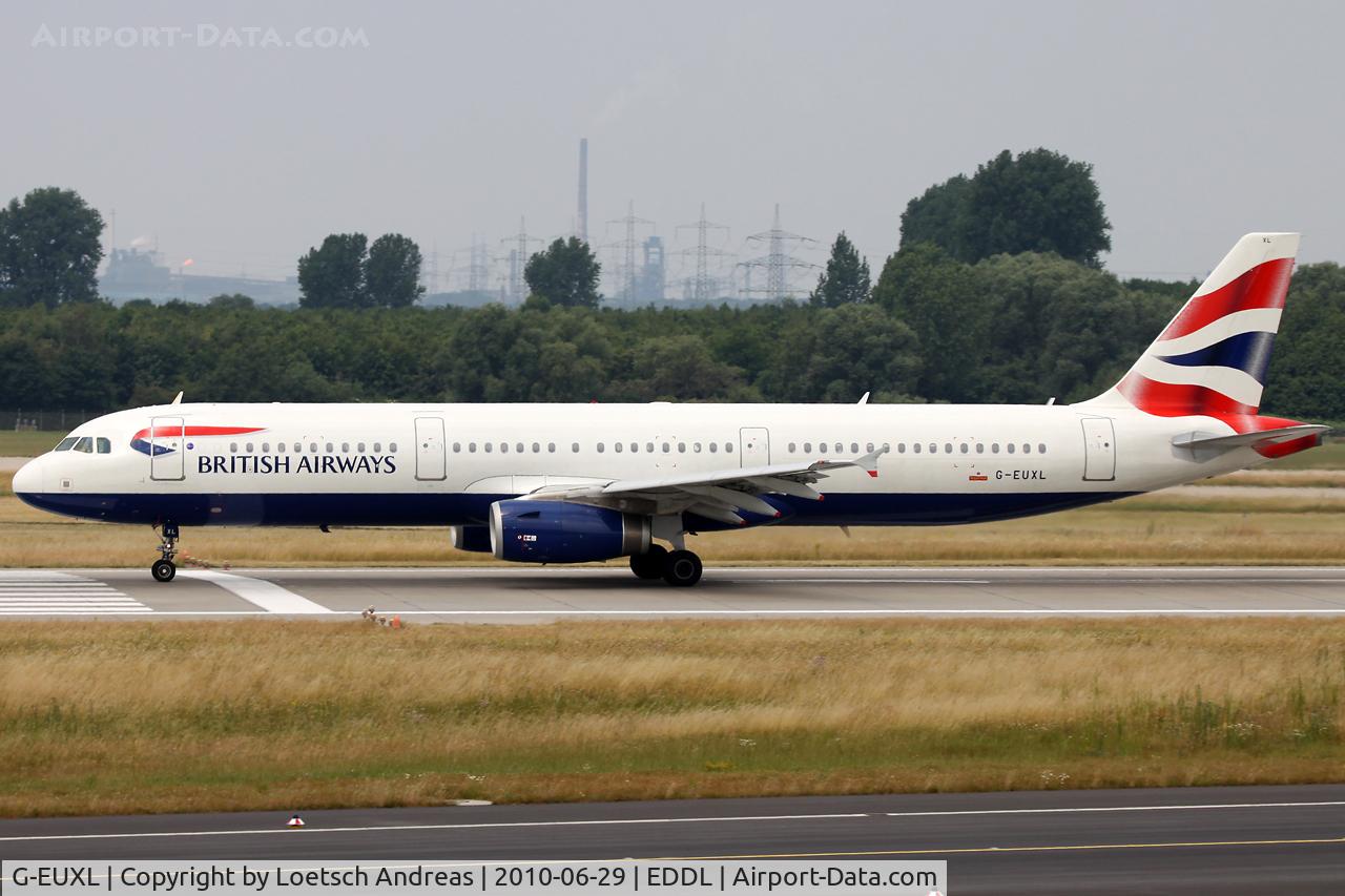 G-EUXL, 2007 Airbus A321-231 C/N 3254, BAW A321