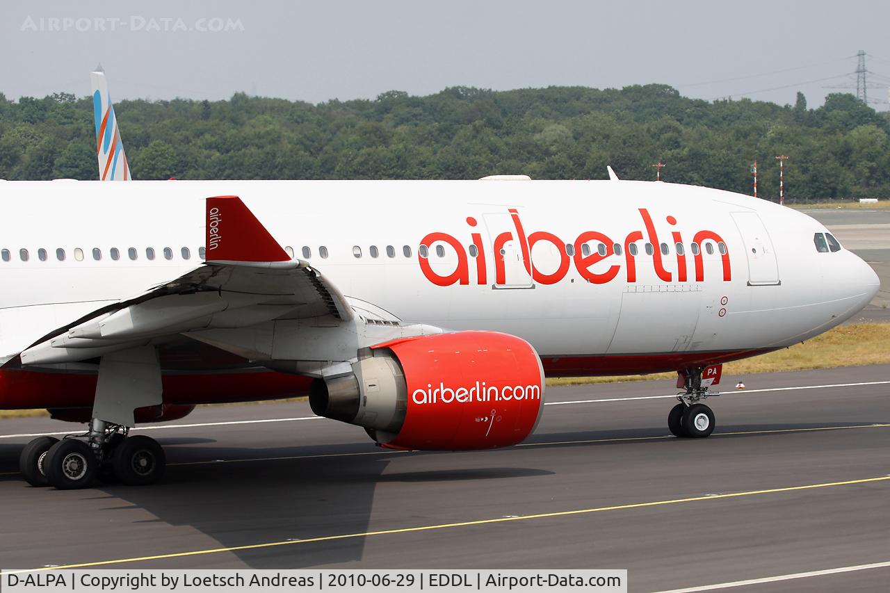 D-ALPA, 2001 Airbus A330-223 C/N 403, Air Berlin former LTU