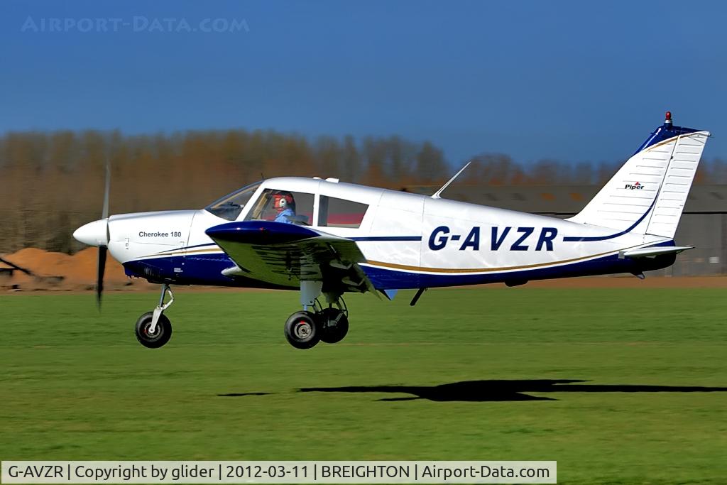 G-AVZR, 1967 Piper PA-28-180 Cherokee C C/N 28-4114, One of the visitors on that beautiful day