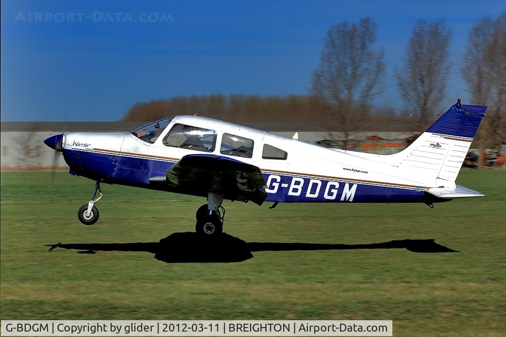G-BDGM, 1974 Piper PA-28-151 Cherokee Warrior C/N 28-7415165, Departure