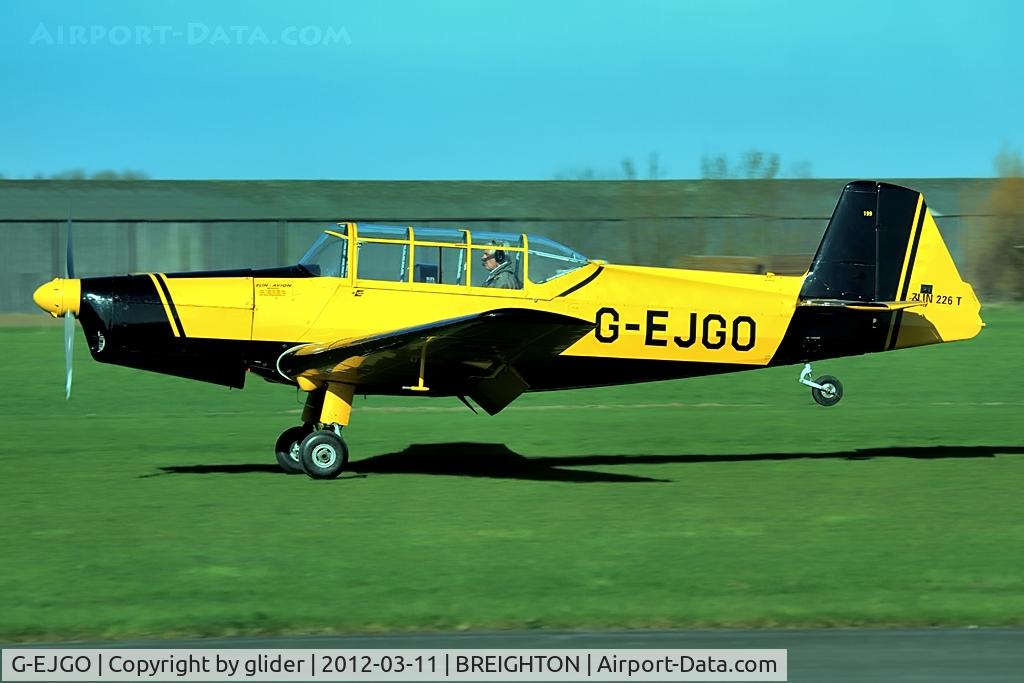 G-EJGO, 1958 Zlin Z-226 Trener C/N 199, Back seat driver!