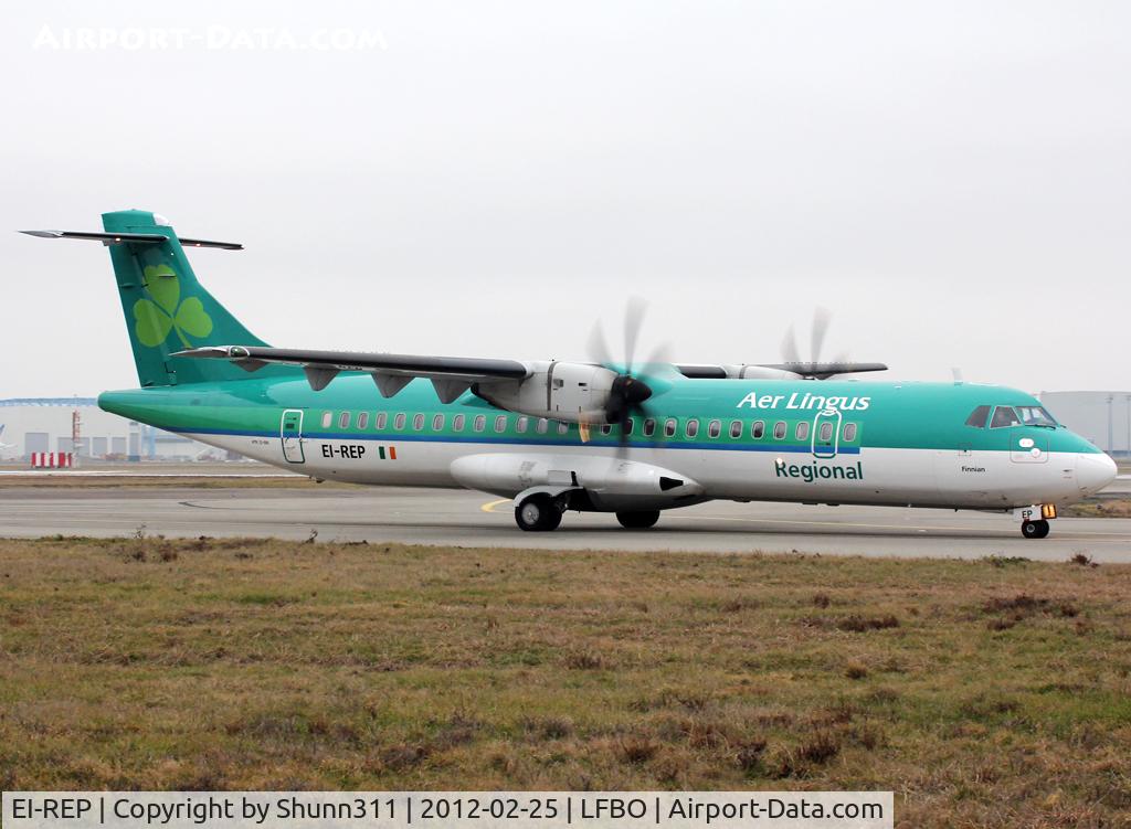 EI-REP, 2008 ATR 72-212A C/N 797, Arriving to the Airport for maintenance...