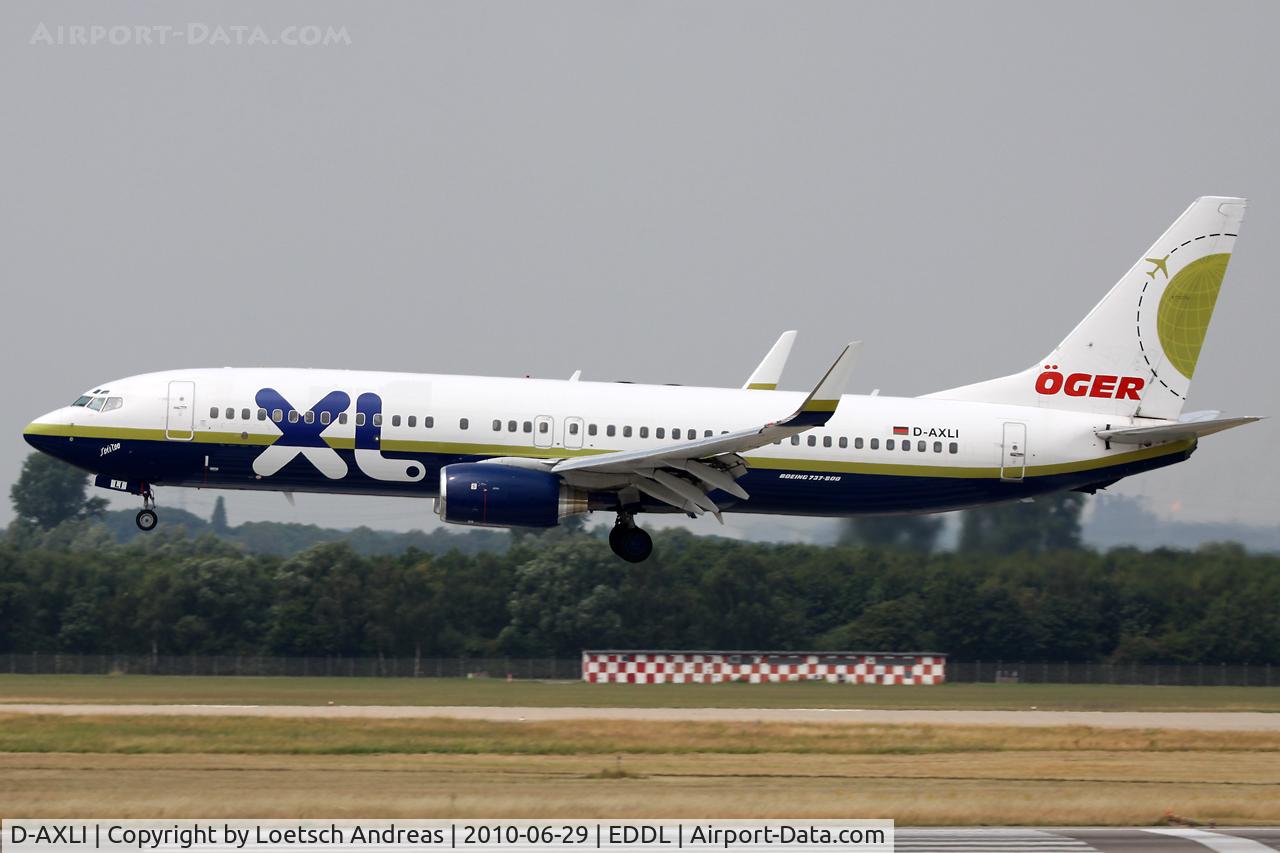 D-AXLI, 2001 Boeing 737-81Q C/N 30618, XL Germany (leased from Miami Air) for Öger Touristik