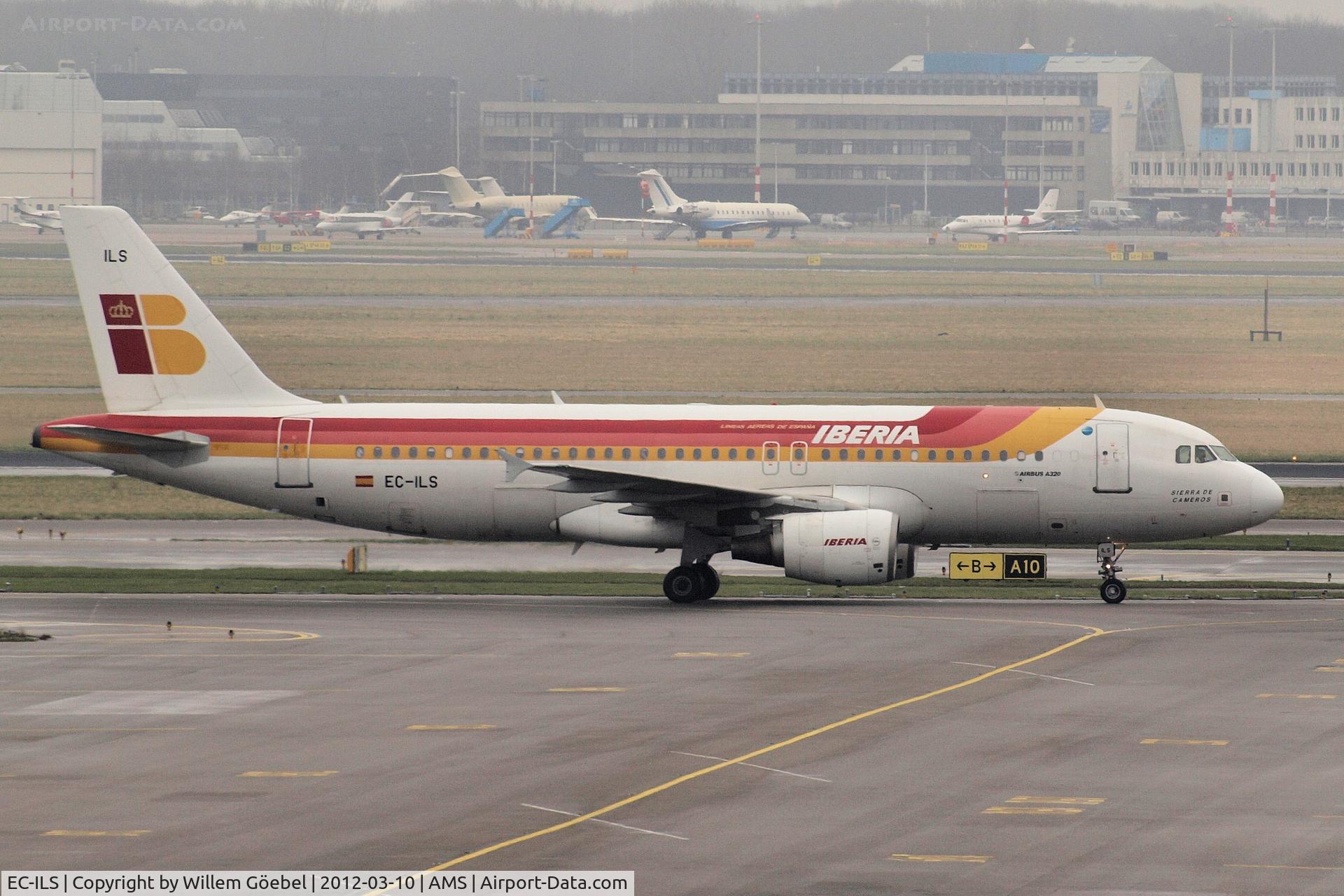 EC-ILS, 2002 Airbus A320-214 C/N 1809, Landing on runway 27 of Schiphol Airport