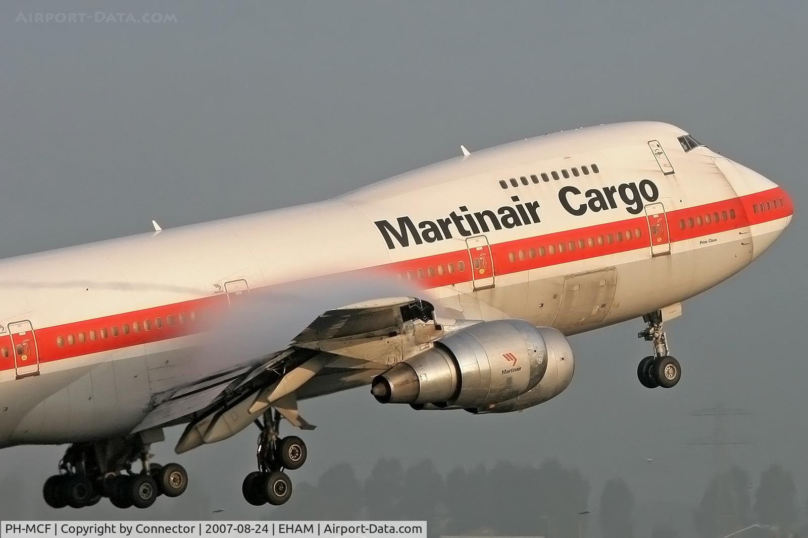 PH-MCF, 1988 Boeing 747-21AC C/N 24134, Leaving Amsterdam.