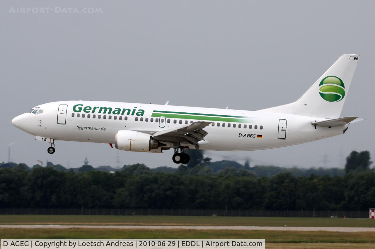 D-AGEG, 1988 Boeing 737-35B C/N 24237, Germania