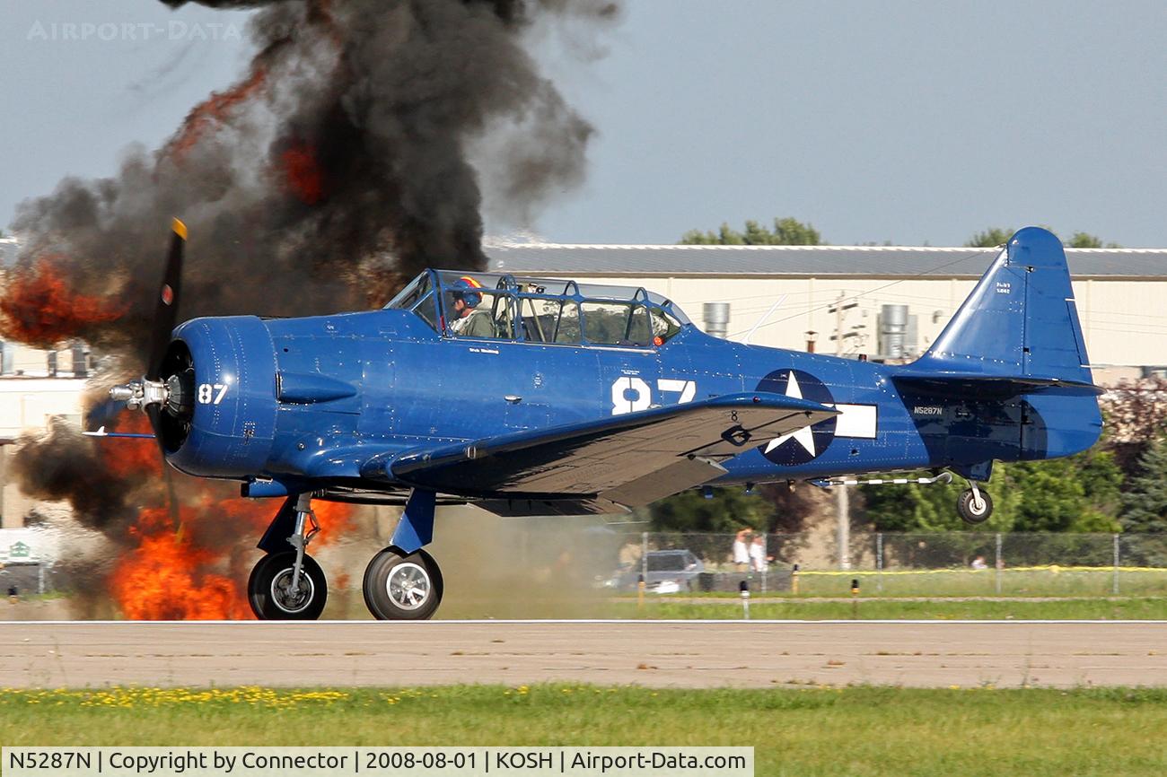 N5287N, 1942 North American SNJ-4 Texan C/N 88-9551, EAA Airventure 2008.