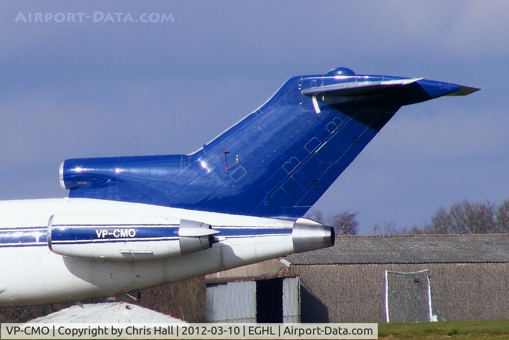 VP-CMO, 1980 Boeing 727-212RE C/N 21948, private B727 stored at ATC Lasham