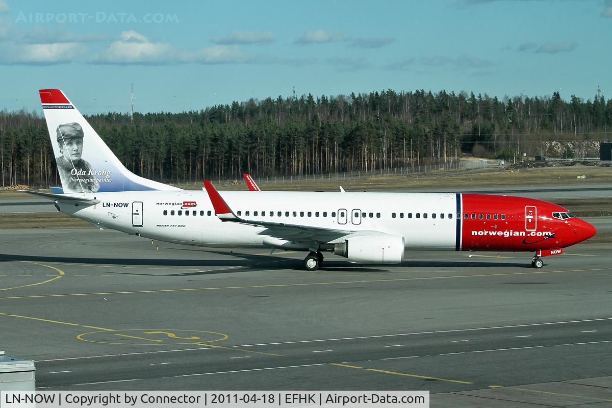 LN-NOW, 2010 Boeing 737-8JP C/N 37817, No description.