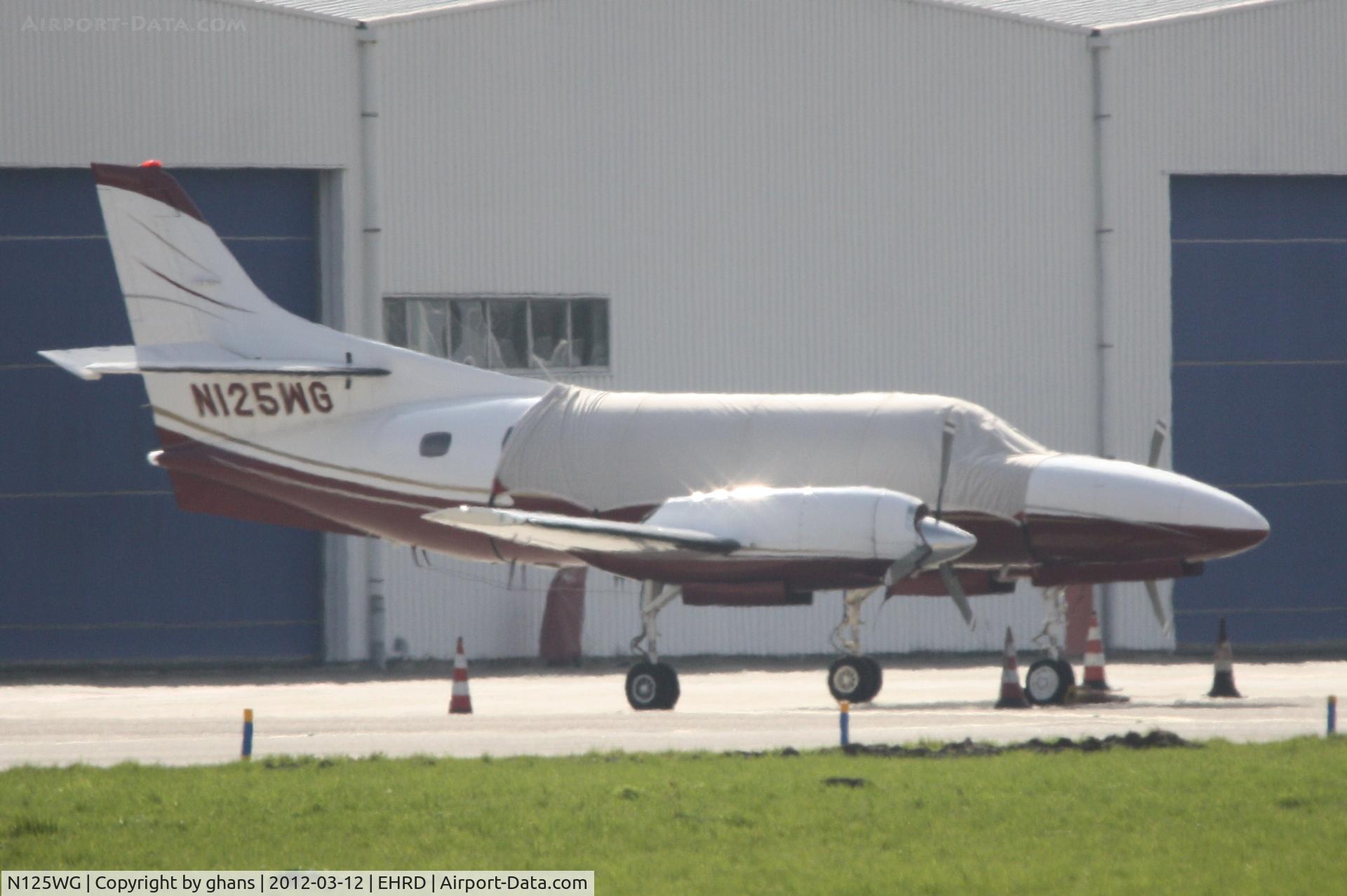 N125WG, 1974 Swearingen SA-226T Merlin III C/N T250, Parked @ JetCentre