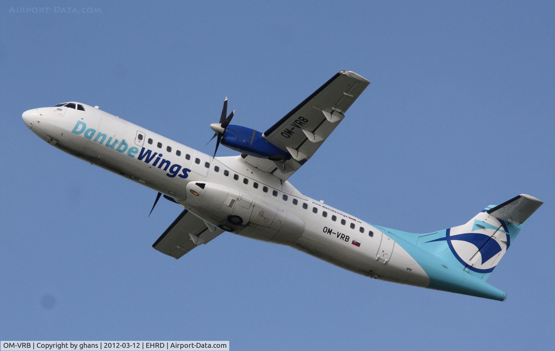 OM-VRB, 1993 ATR 72-202 C/N 367, Departing rw24