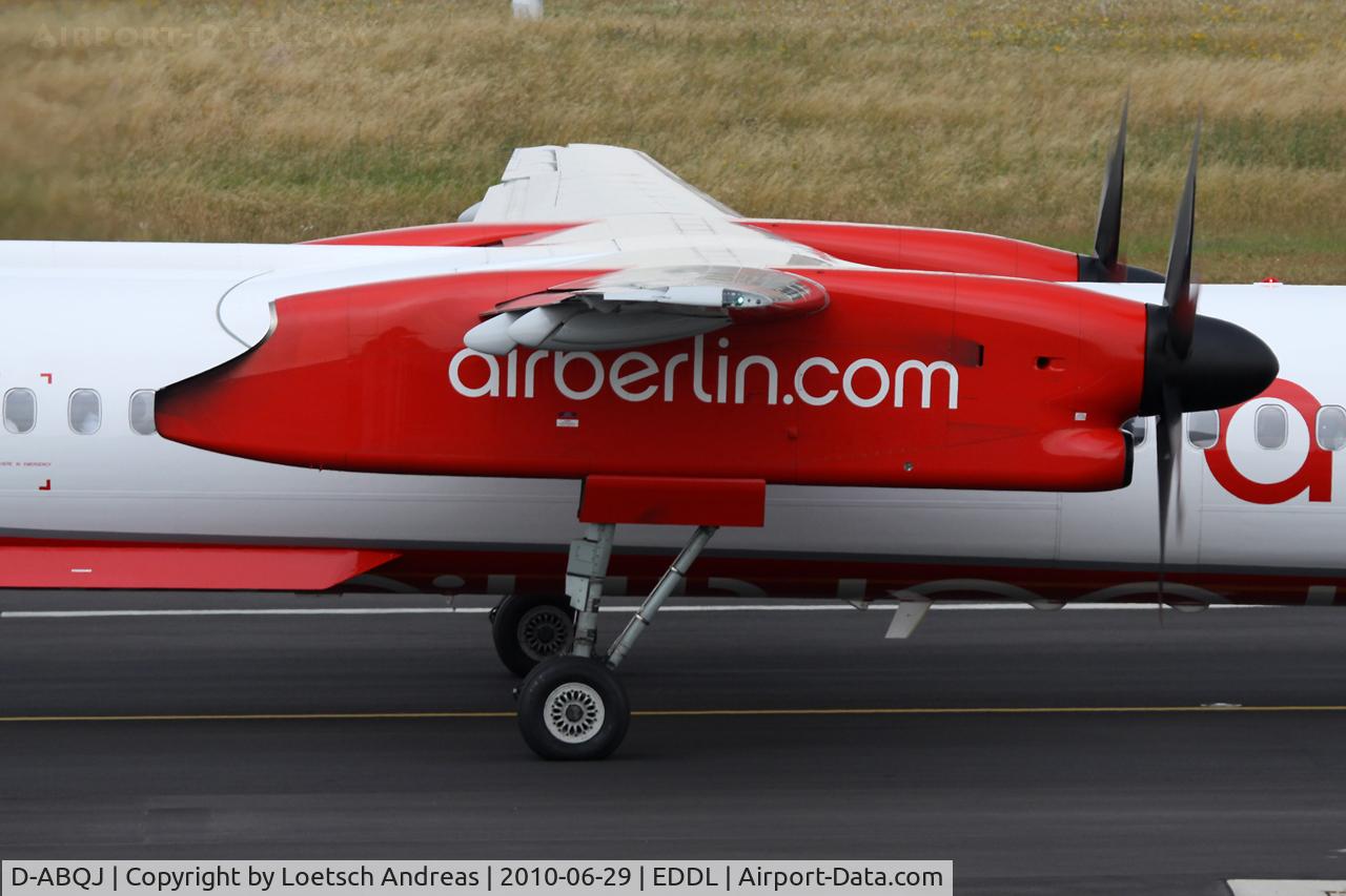 D-ABQJ, 2009 De Havilland Canada DHC-8-402Q Dash 8 C/N 4274, main gear Dash 8