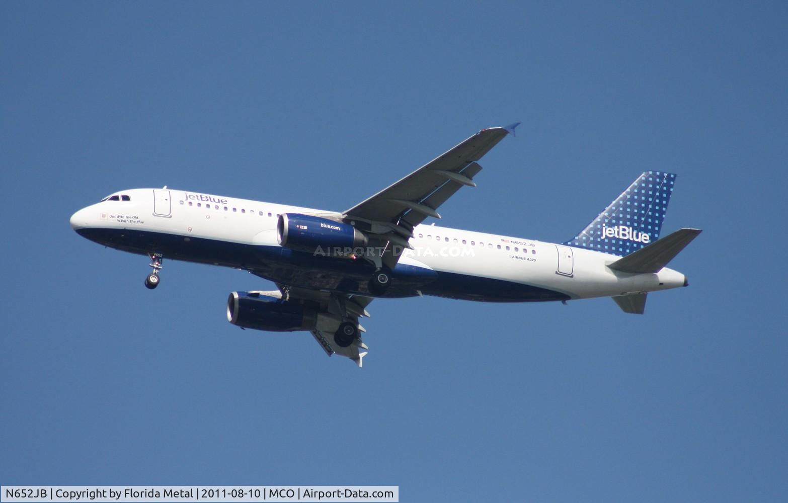 N652JB, 2007 Airbus A320-232 C/N 3029, Jet Blue A320