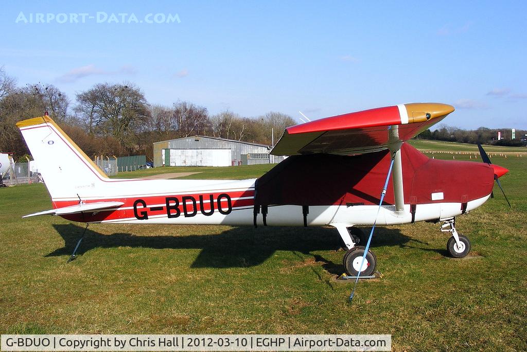 G-BDUO, 1976 Reims F150M C/N 1304, at Popham Airfield, Hampshire