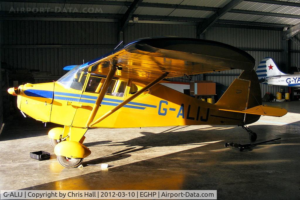 G-ALIJ, 1949 Piper PA-17 Vagabond C/N 17-166, at Popham Airfield, Hampshire