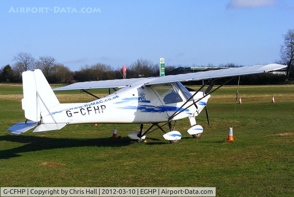 G-CFHP, 2008 Comco Ikarus C42 FB80 C/N 0805-6972, at Popham Airfield, Hampshire