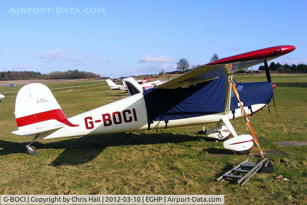 G-BOCI, 1950 Cessna 140A C/N 15497, at Popham Airfield, Hampshire