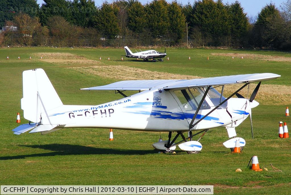 G-CFHP, 2008 Comco Ikarus C42 FB80 C/N 0805-6972, at Popham Airfield, Hampshire