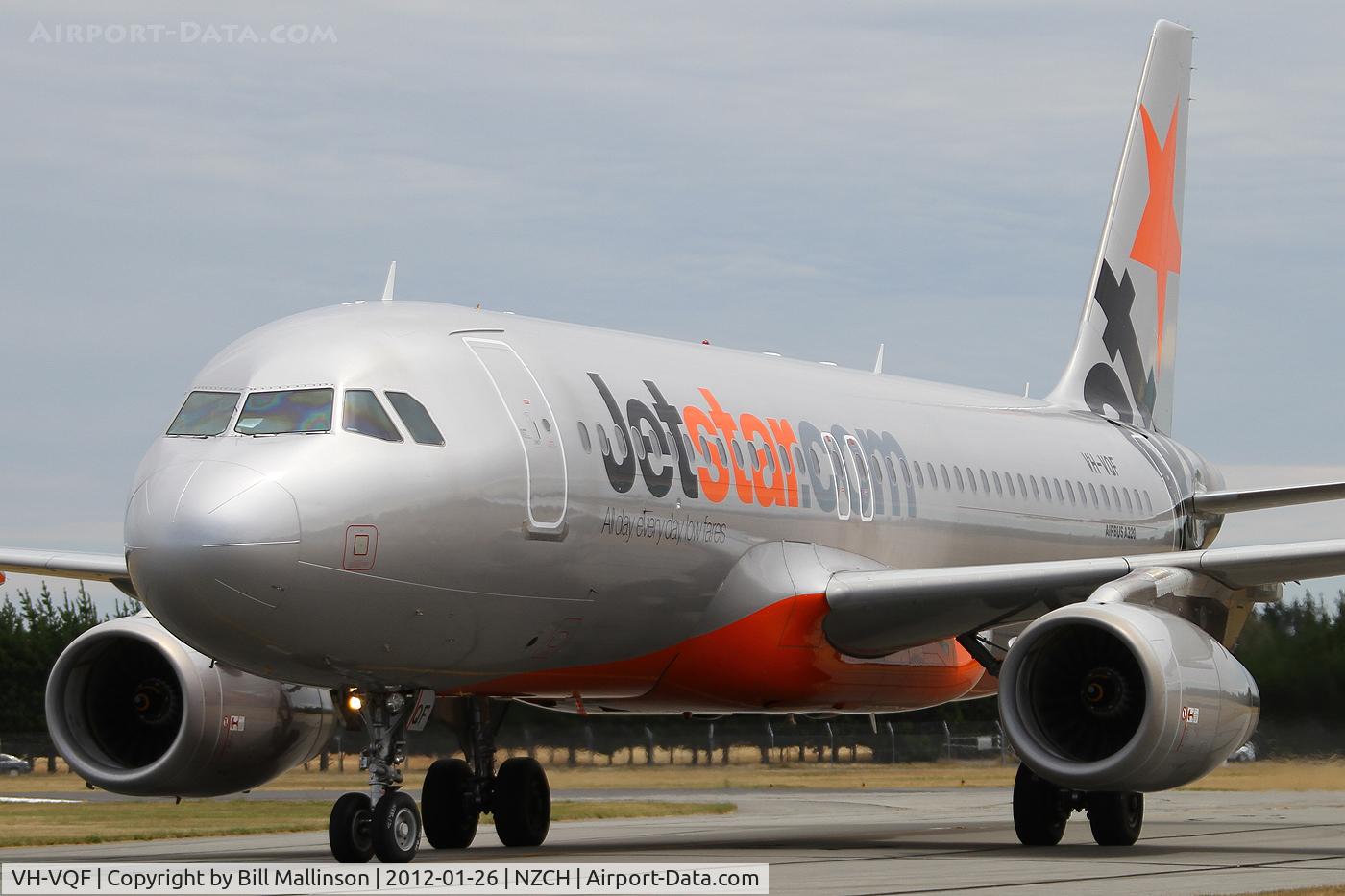 VH-VQF, 2008 Airbus A320-232 C/N 3474, TAXI FROM 29