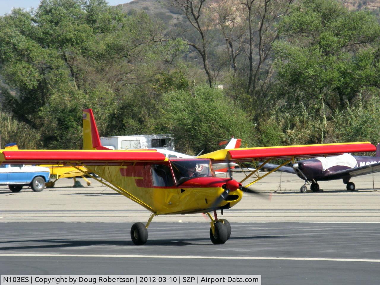 N103ES, 2005 Zenair CH-701SP C/N 7-9728, 2005 Vaillancourt Zenair STOL CH-701-SP, Rotax 912 100 Hp, STOL landing roll Rwy 22