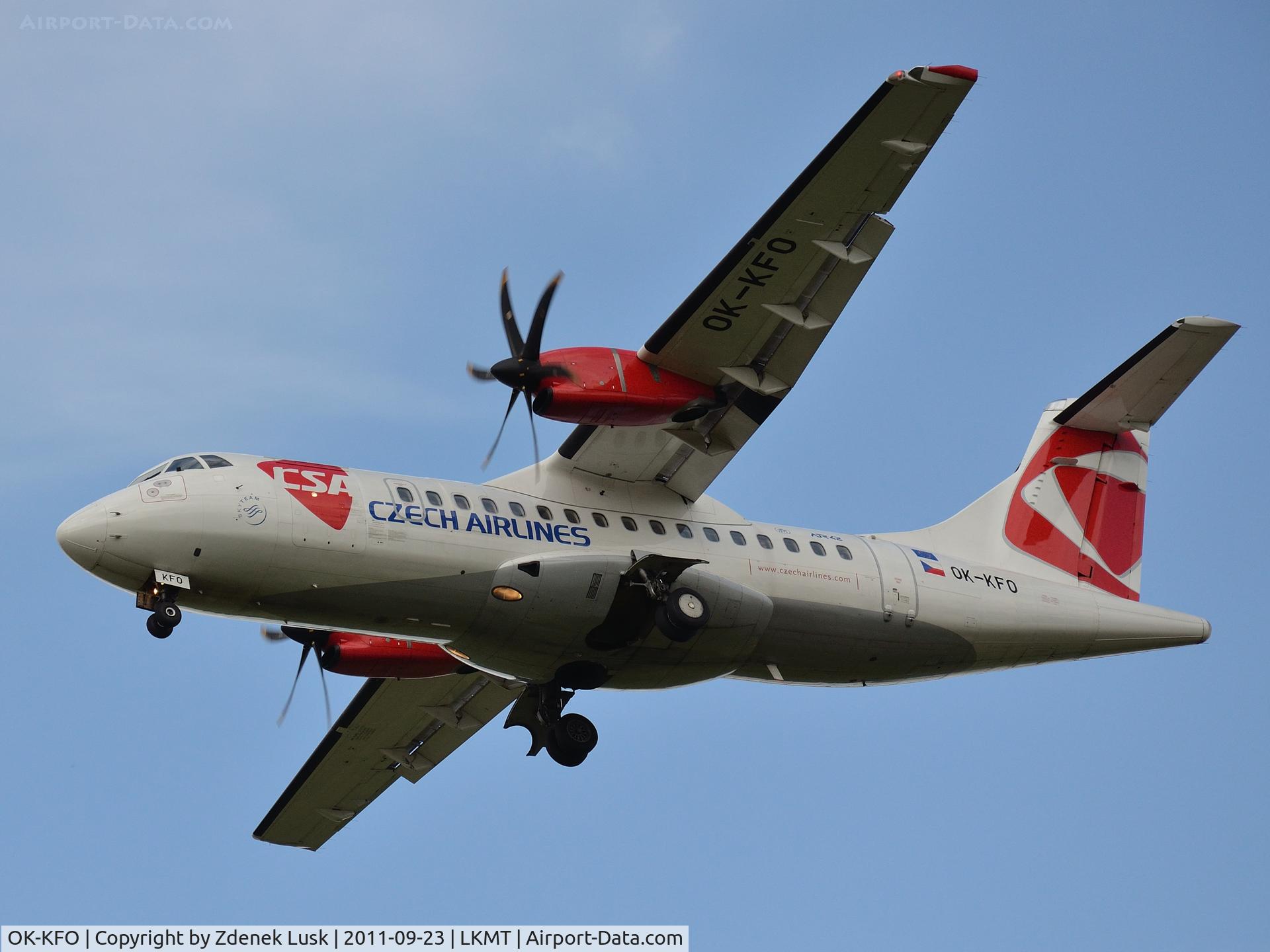 OK-KFO, 2005 ATR 42-500 C/N 633, Czech Airlines