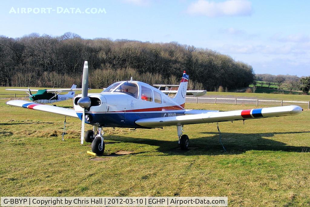G-BBYP, 1974 Piper PA-28-140 Cherokee Cruiser C/N 28-7425158, at Popham Airfield, Hampshire