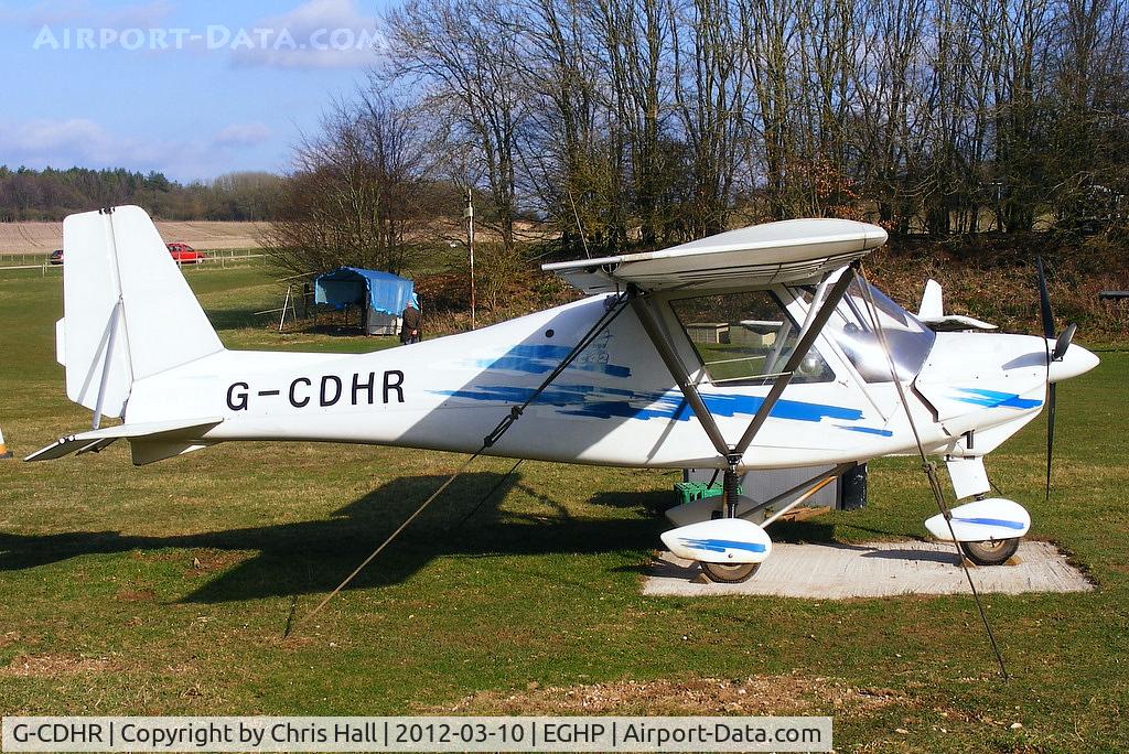 G-CDHR, 2005 Comco Ikarus C42 FB80 C/N 0502-6652, at Popham Airfield, Hampshire