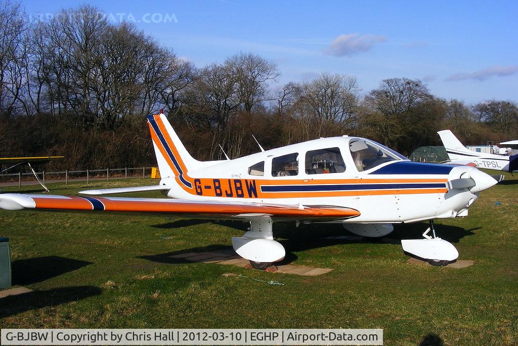 G-BJBW, 1981 Piper PA-28-161 Cherokee Warrior II C/N 28-8116280, at Popham Airfield, Hampshire
