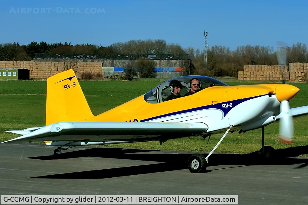G-CGMG, 2012 Vans RV-9 C/N PFA 320-14488, The Vans heading off for a reasonably short flight home
