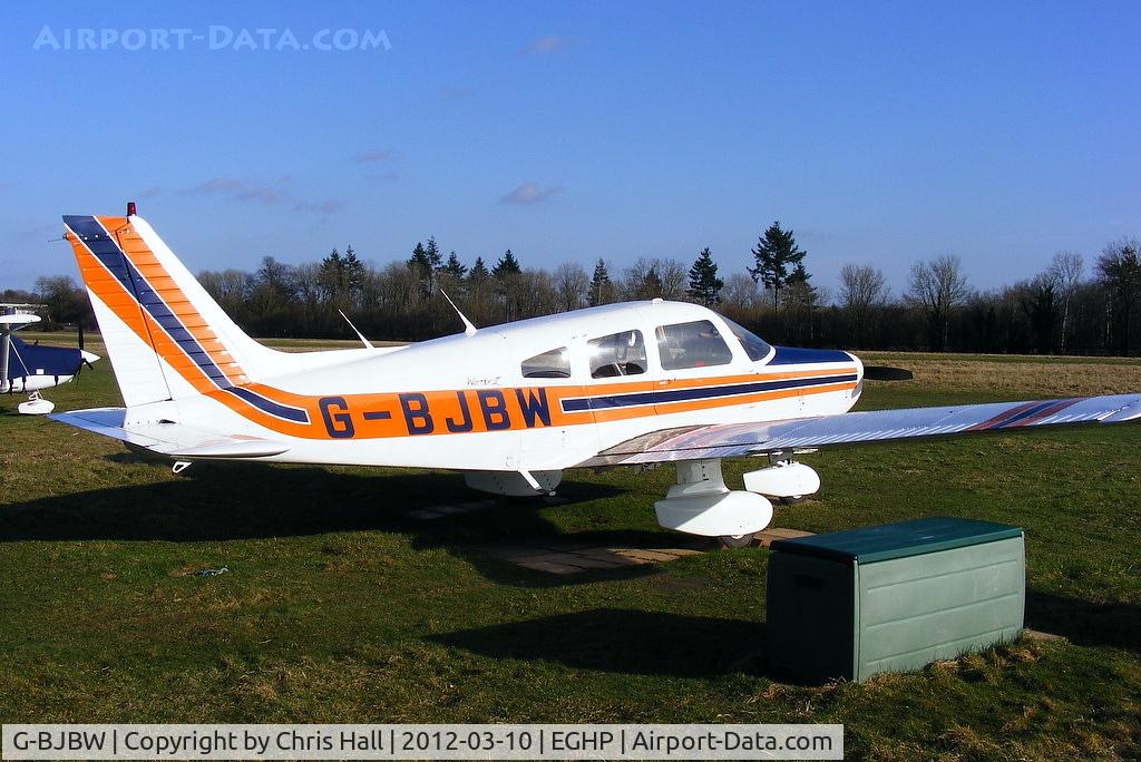 G-BJBW, 1981 Piper PA-28-161 Cherokee Warrior II C/N 28-8116280, at Popham Airfield, Hampshire