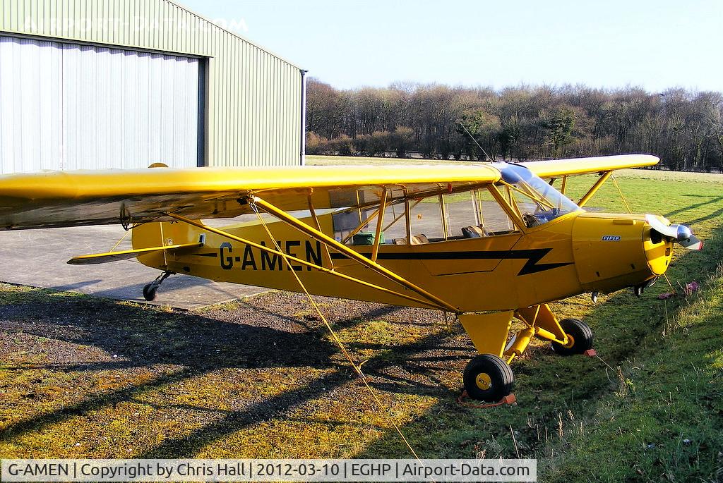 G-AMEN, 1952 Piper L-18C Super Cub C/N 18-1998, at Popham Airfield, Hampshire