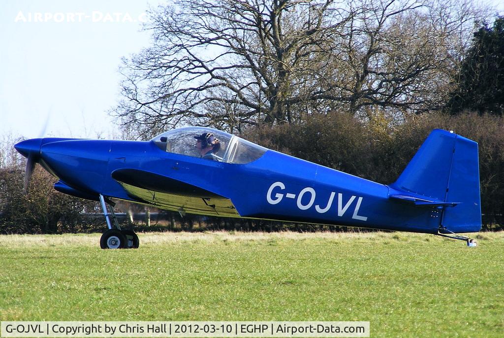 G-OJVL, 2012 Vans RV-6 C/N PFA 181-12441, at Popham Airfield, Hampshire