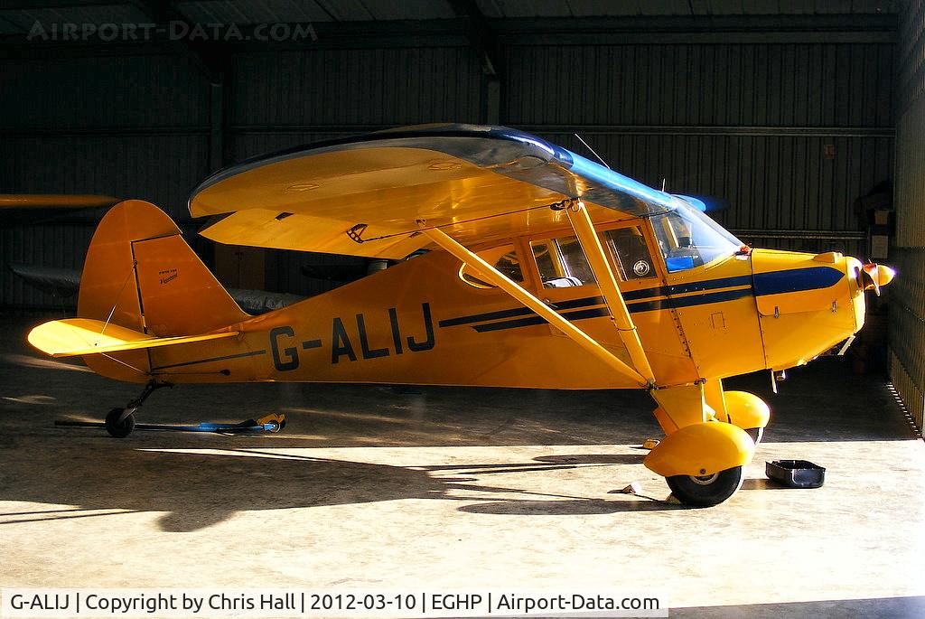 G-ALIJ, 1949 Piper PA-17 Vagabond C/N 17-166, at Popham Airfield, Hampshire