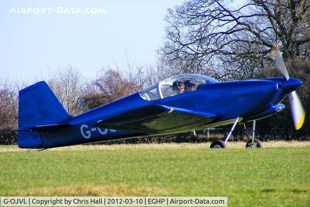 G-OJVL, 2012 Vans RV-6 C/N PFA 181-12441, at Popham Airfield, Hampshire