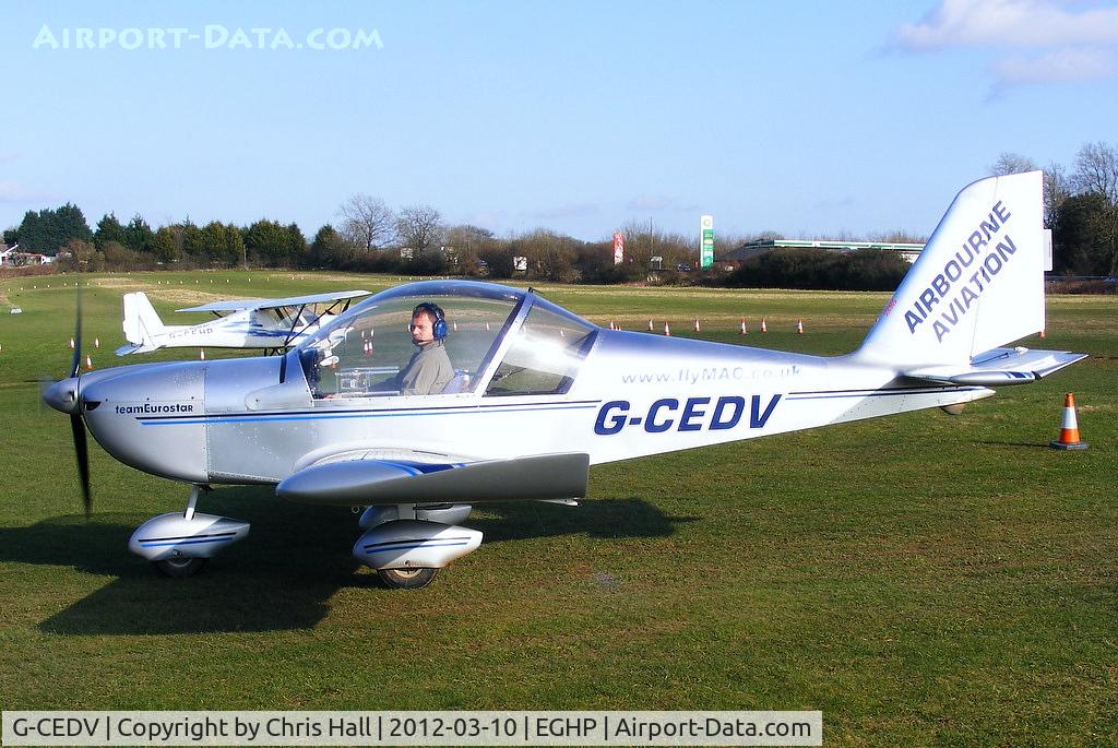 G-CEDV, 2006 Cosmik EV-97 Eurostar C/N 2826, at Popham Airfield, Hampshire