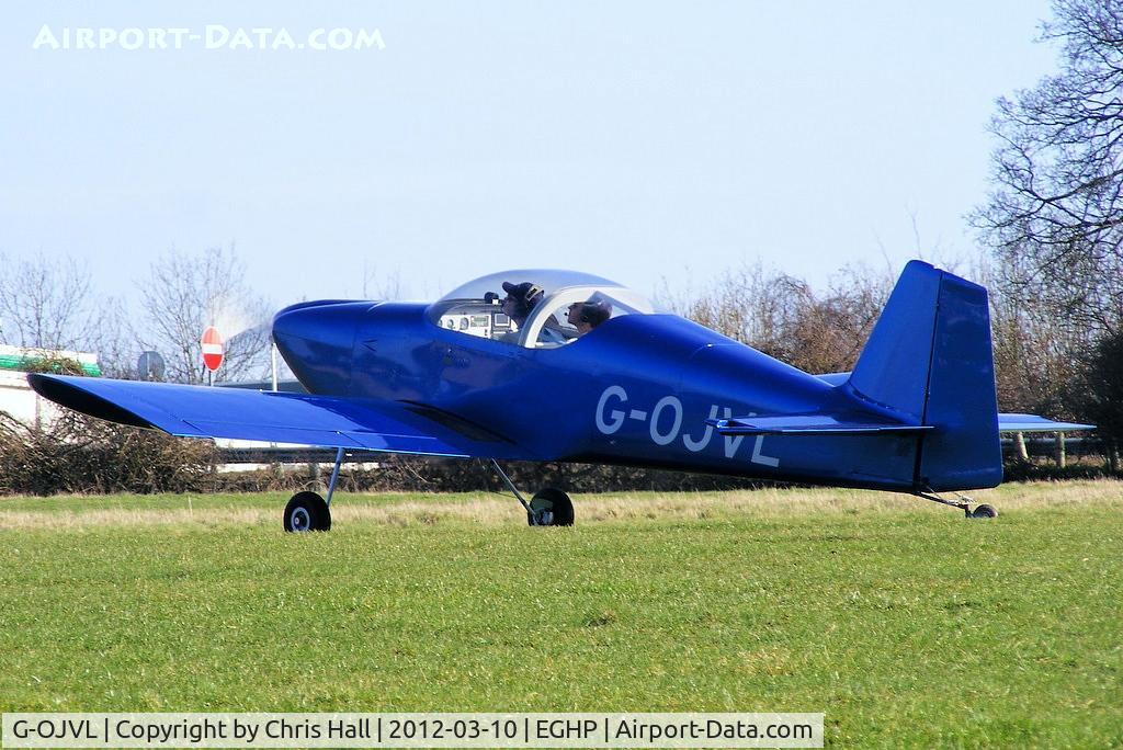 G-OJVL, 2012 Vans RV-6 C/N PFA 181-12441, at Popham Airfield, Hampshire