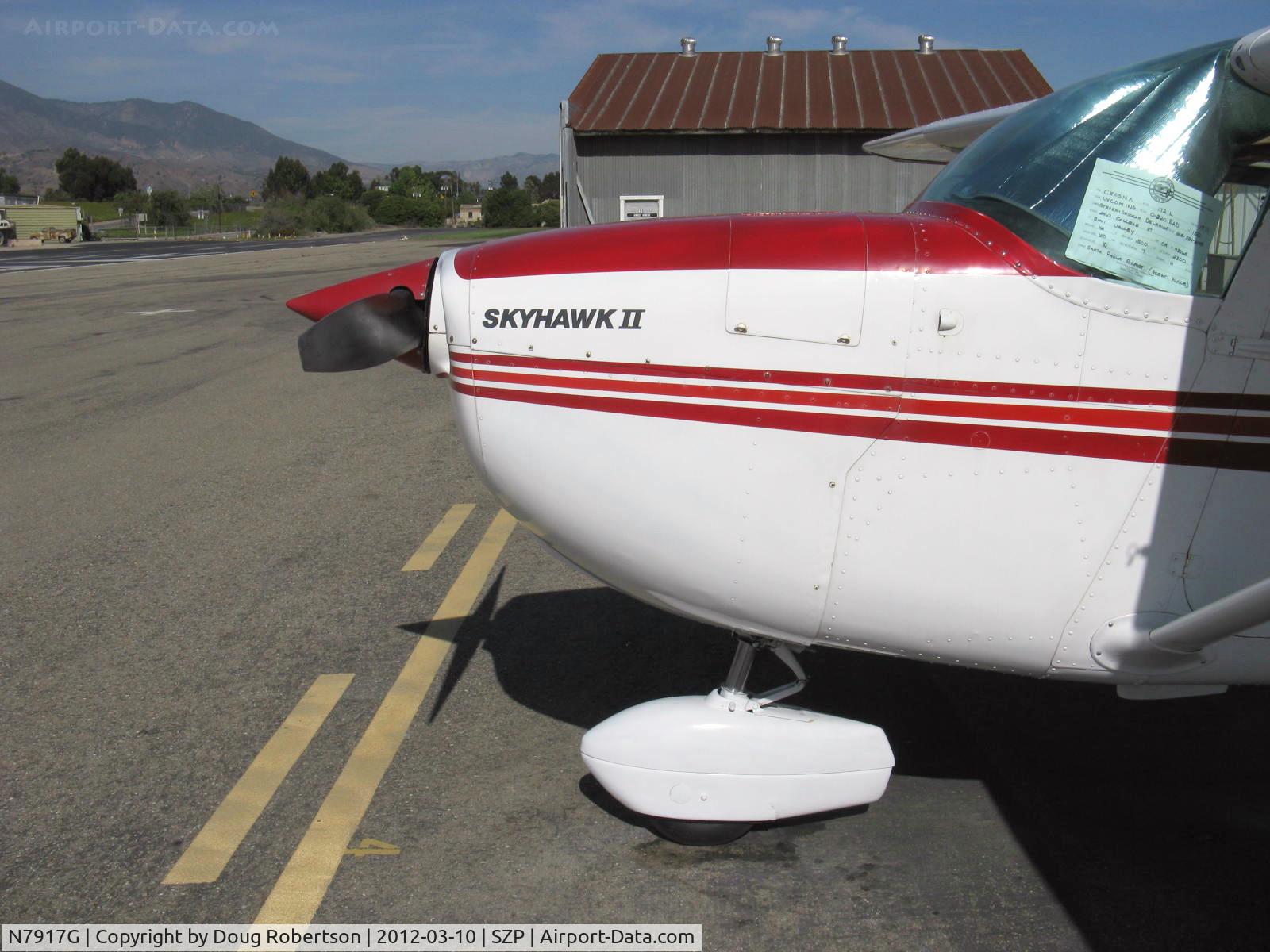 N7917G, 1970 Cessna 172L C/N 17259617, 1970 Cessna 172L SKYHAWK II, Lycoming O-320-E2D 150 Hp, cowl logo