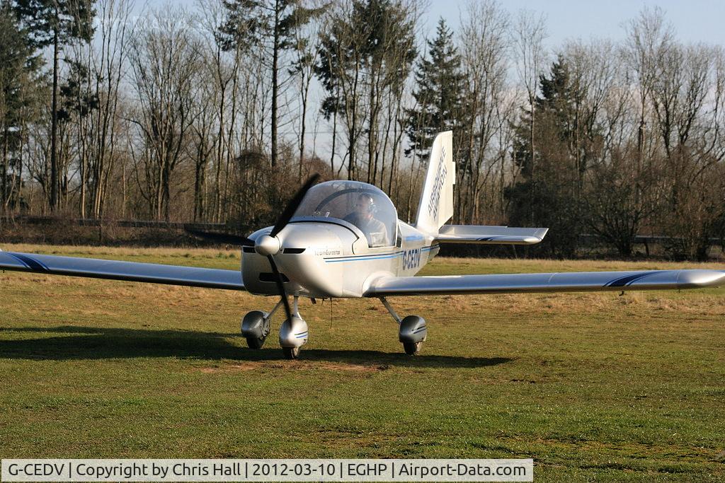 G-CEDV, 2006 Cosmik EV-97 Eurostar C/N 2826, at Popham Airfield, Hampshire