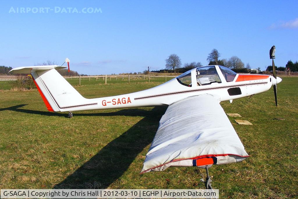 G-SAGA, 1985 Grob G-109B C/N 6364, at Popham Airfield, Hampshire