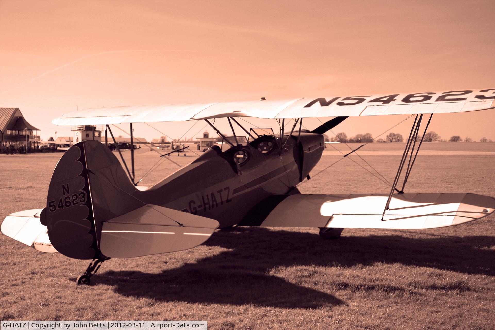 G-HATZ, 1981 Hatz CB-1 C/N 17, Sywell yesterday what a lovely day