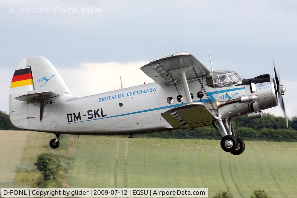 D-FONL, 1957 Antonov An-2T C/N 17802, Departing at end of show